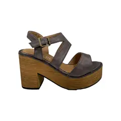 PAND G - Sandalia Bronce Plataforma Mujer