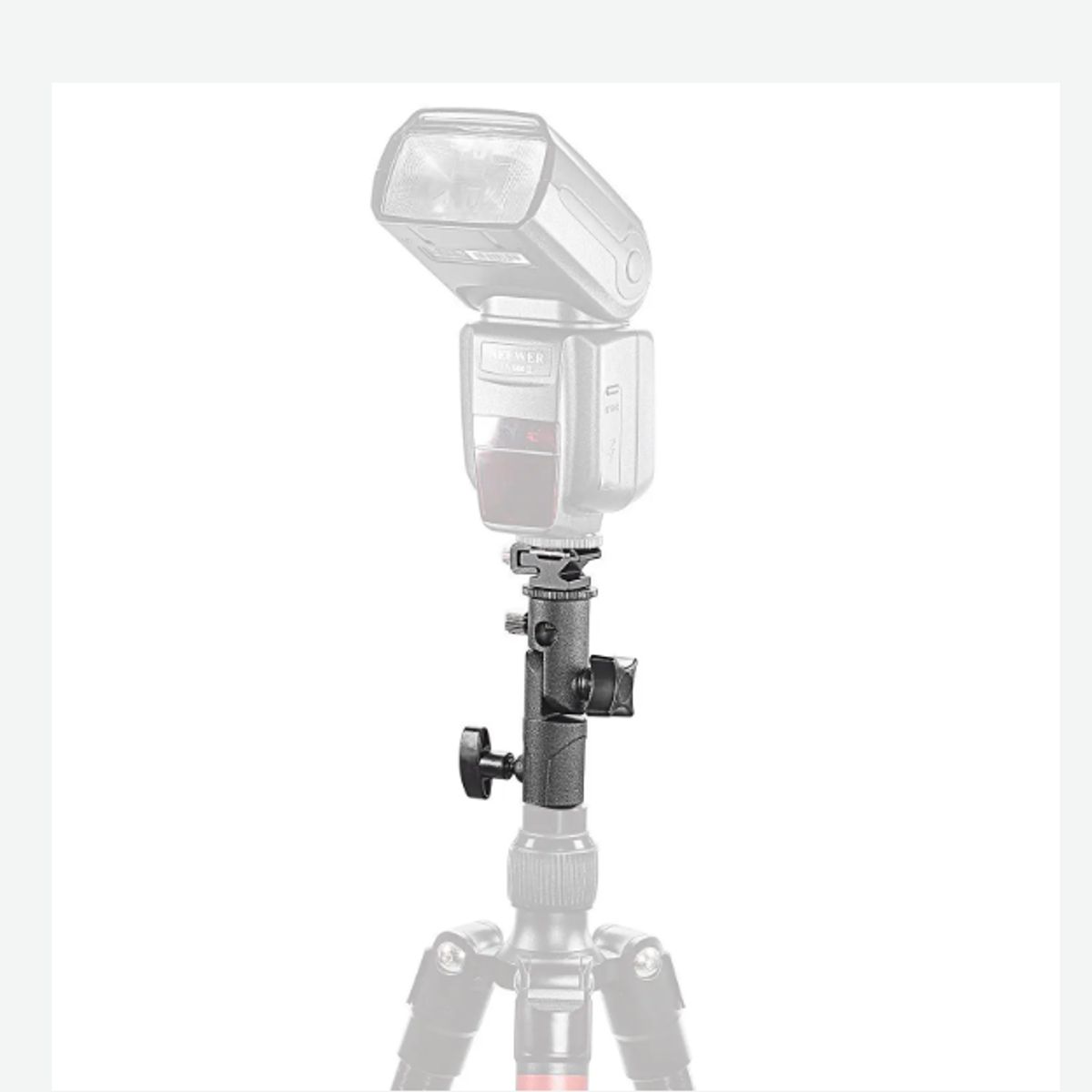 GENERICO - SWIVEL SOPORTE DE PARAGUAS Y FLASH AJUSTE DE ÁNGULO DE 180 GRADOS