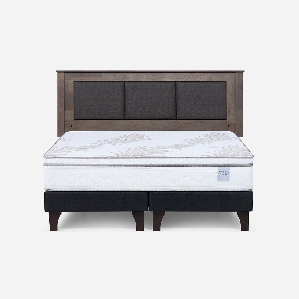 ROSEN - Cama Europea Neo Plus King 180x200 cm + Respaldo Rachel