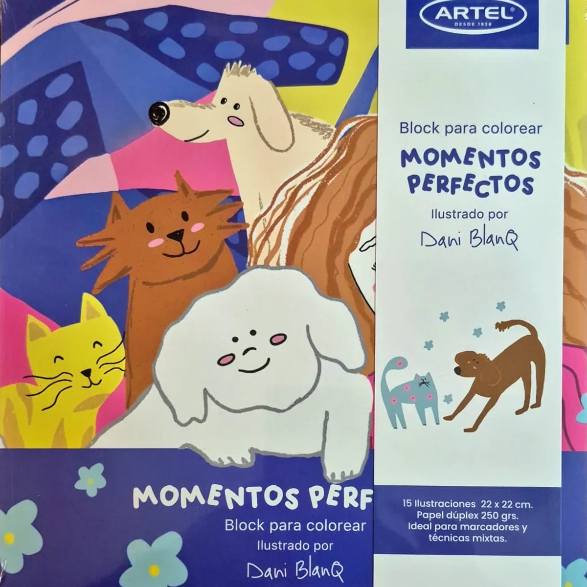 ARTEL - Block para colorear Momentos Perfectos