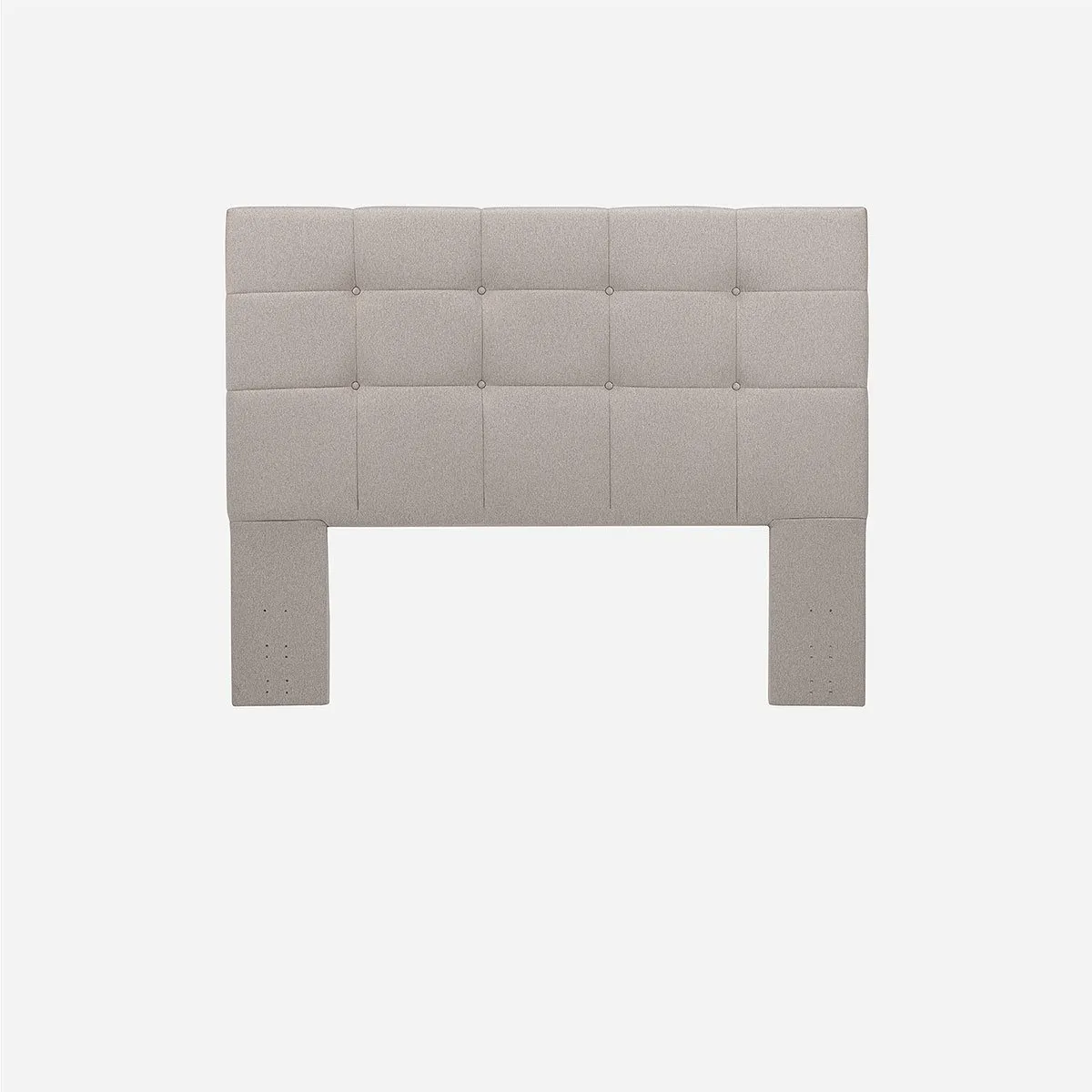 ROSEN - Cama Europea Neo Plus 2 Plazas 150x200+Respaldo Issey Beige