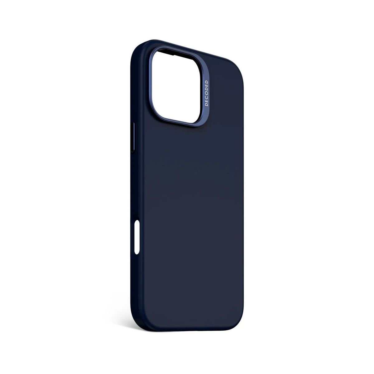 DECODED - Funda silicona antimicrobial Magsafe iPhone 16 Pro Max Azul