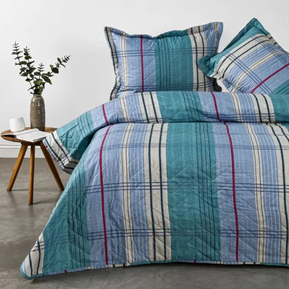 CANNON - Quilt Cubrecamas King Temporada Primavera Af -  Jade