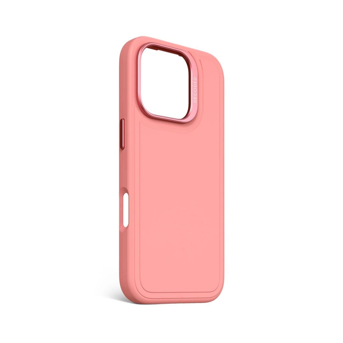 DECODED - Funda silicona stacks Magsafe iPhone 16 Pro Rosado