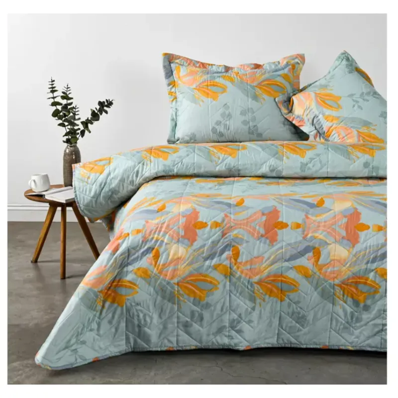 CANNON - Quilt Cubrecamas 1 Plaza 1/5 Temporada Primavera Af - Cannon AQUAMARINE