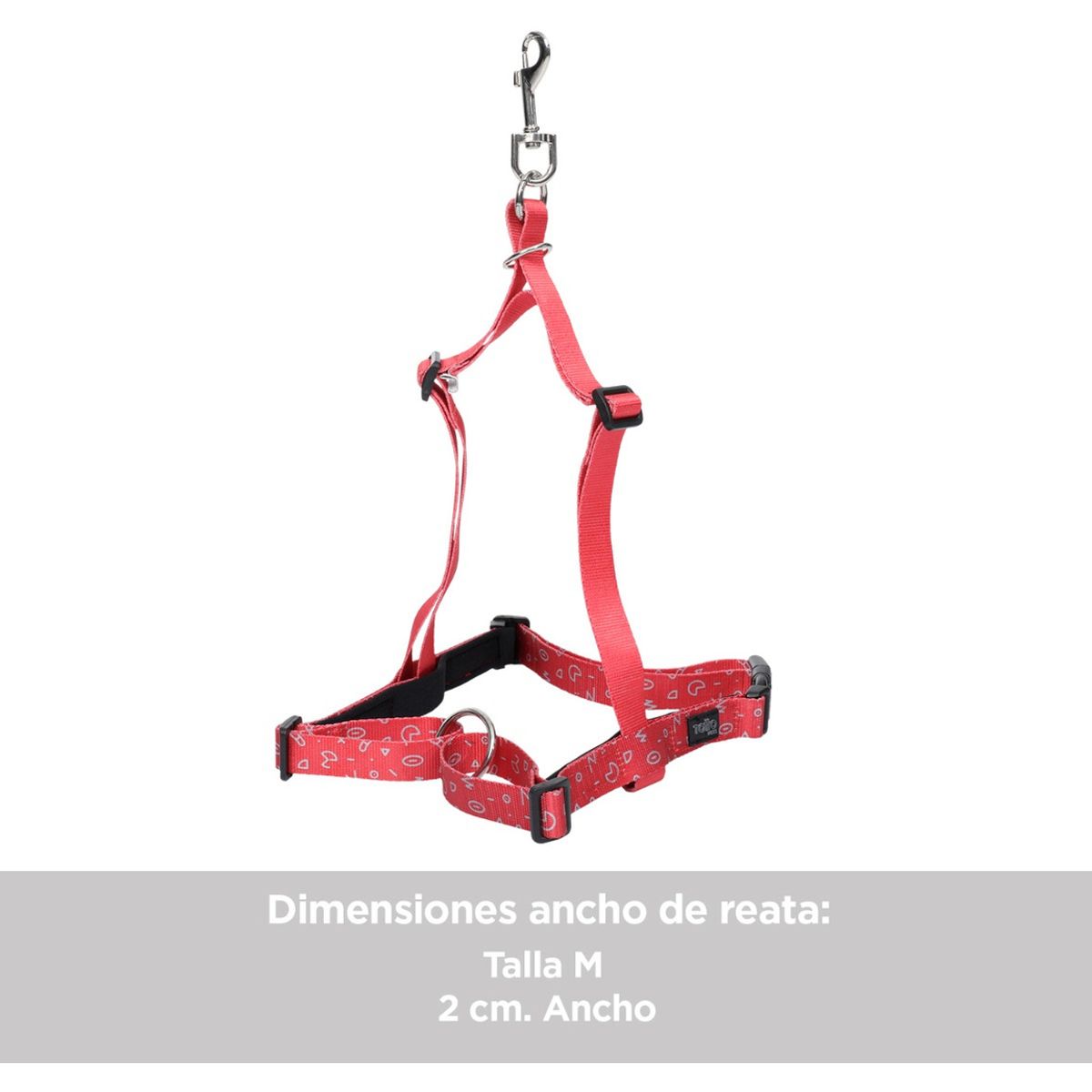 TOTTO - Arnés Pechera para Perros Loky M - Seguro y Ajustable