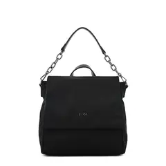 ZIOL - Mochila con tapa pequeña nydia negro especial