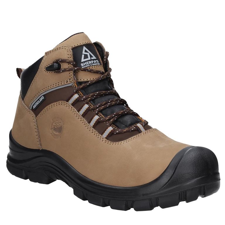 Zapato De Seguridad Hombre Beige Sherpa's
