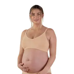 BRAVADO DESIGNS - Sosten Lactancia Body Silk Camel - Café Claro