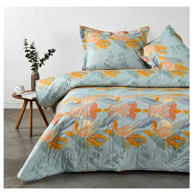 CANNON - Quilt Cubrecamas 2 Plazas Temporada Primavera Af - Aquamarine