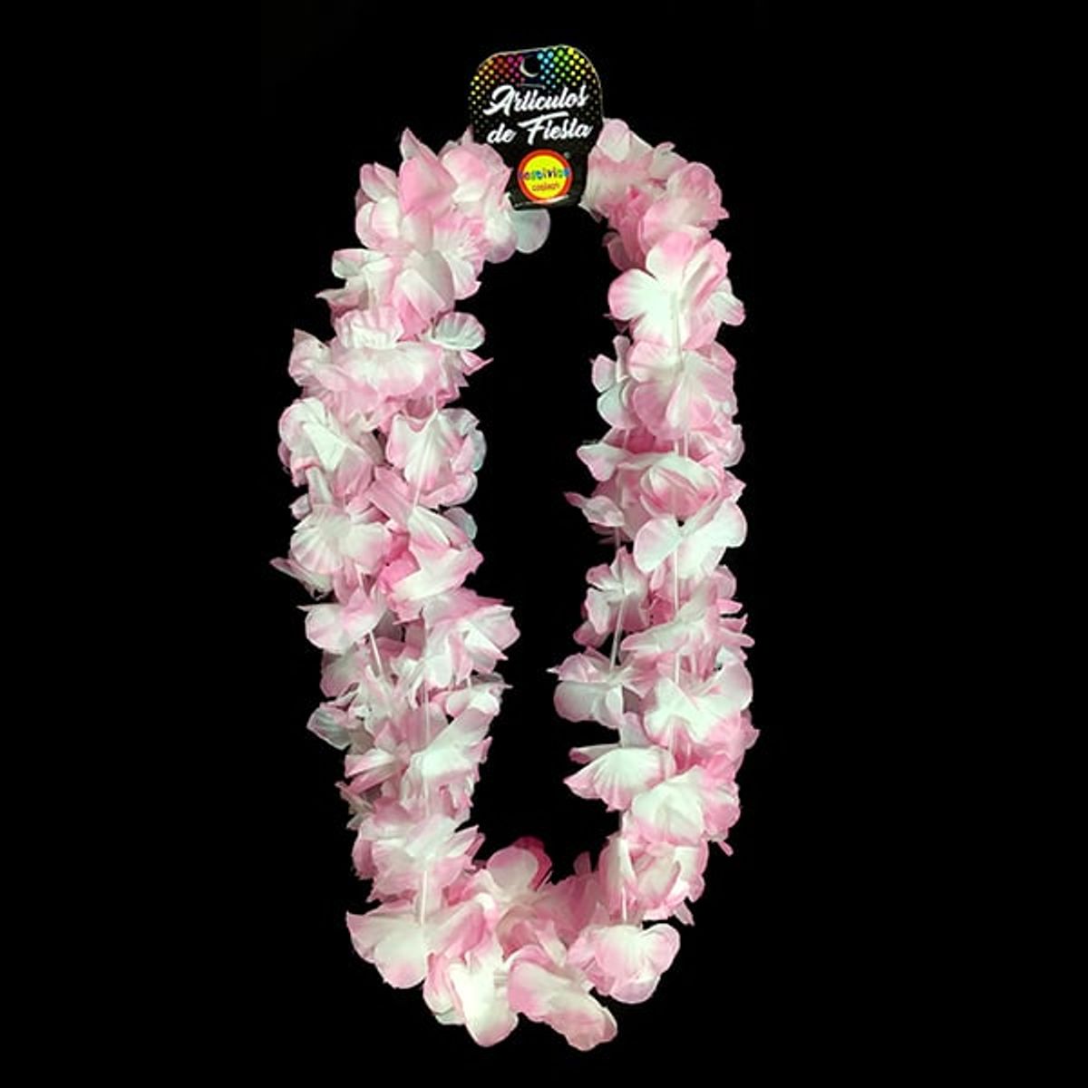 GENERICO - COLLAR FLOR ROSADOBLANCO X6 UNI