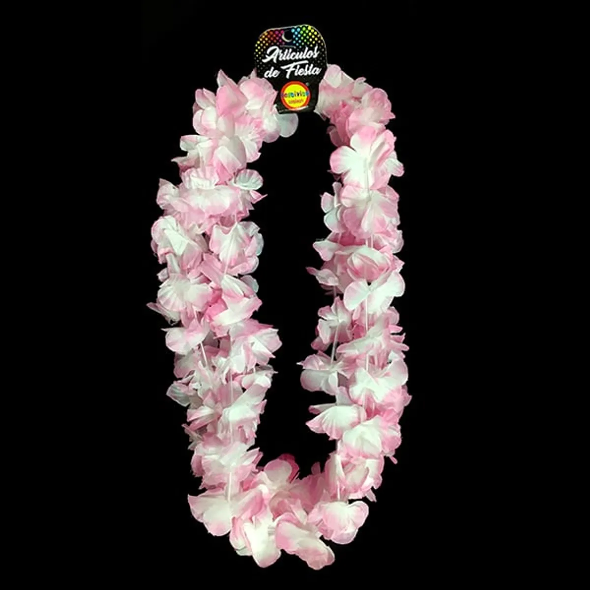 GENERICO - COLLAR FLOR ROSADOBLANCO X6 UNI