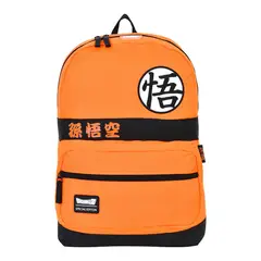 DRAGON BALL - Mochila Z Porta Notebook Naranja