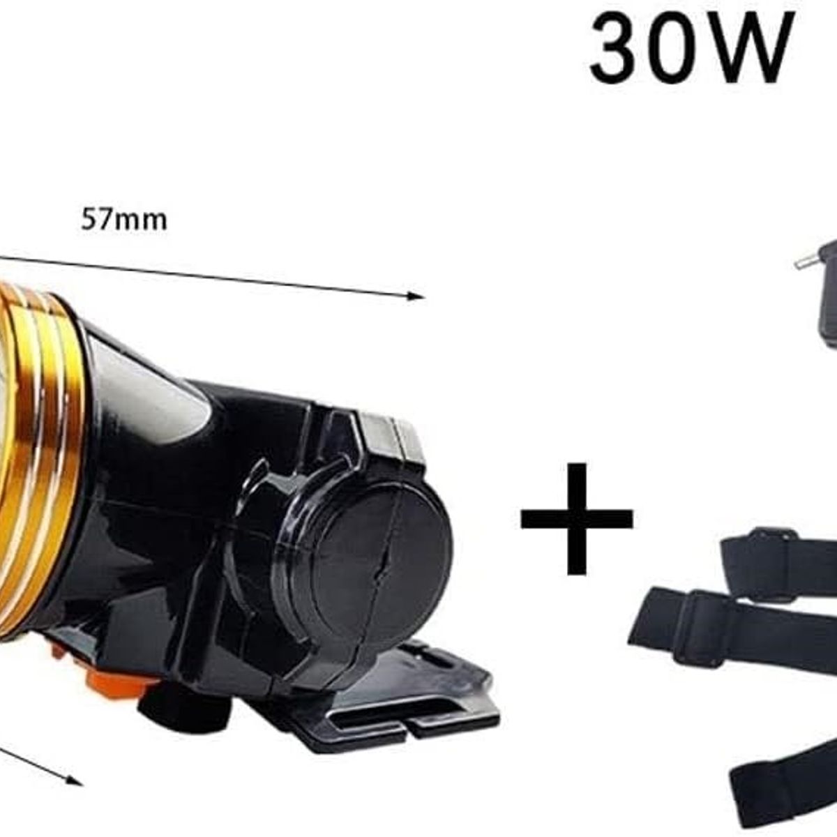 GENERICO - Linterna frontal LED Linterna frontal