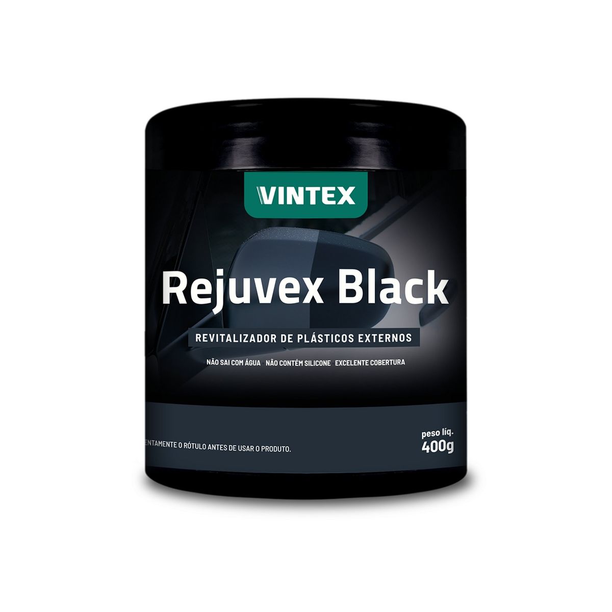 VINTEX - REJUVEX  BLACK  - Renovador Plasticos - 400g