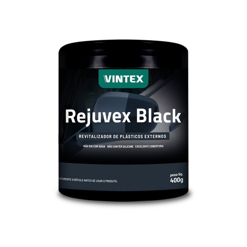 VINTEX - REJUVEX  BLACK  - Renovador Plasticos - 400g