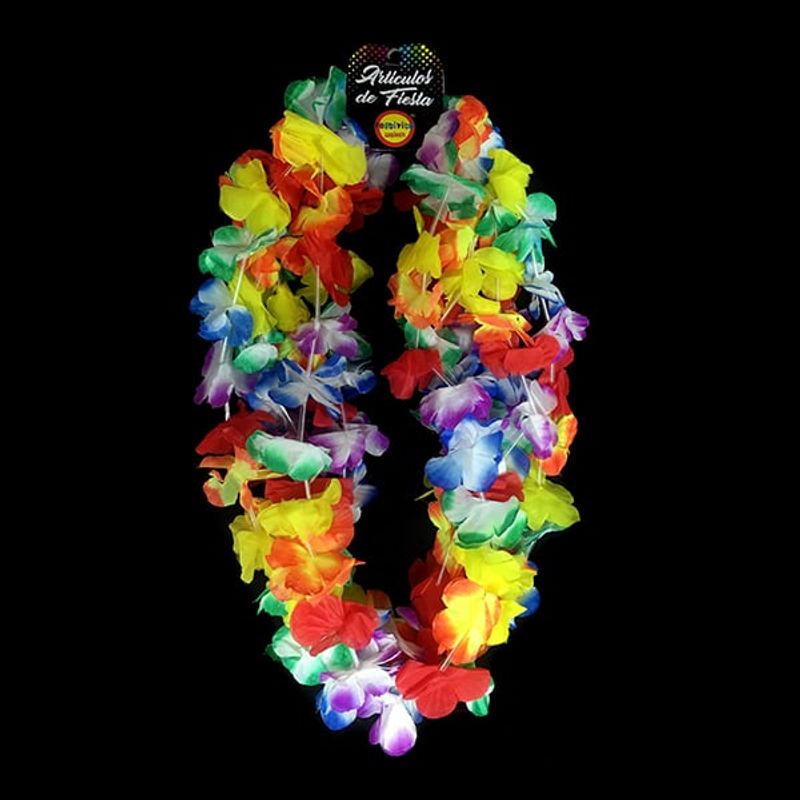 GENERICO - COLLAR FLOR SURTIDO/BLANCO X6  UNI