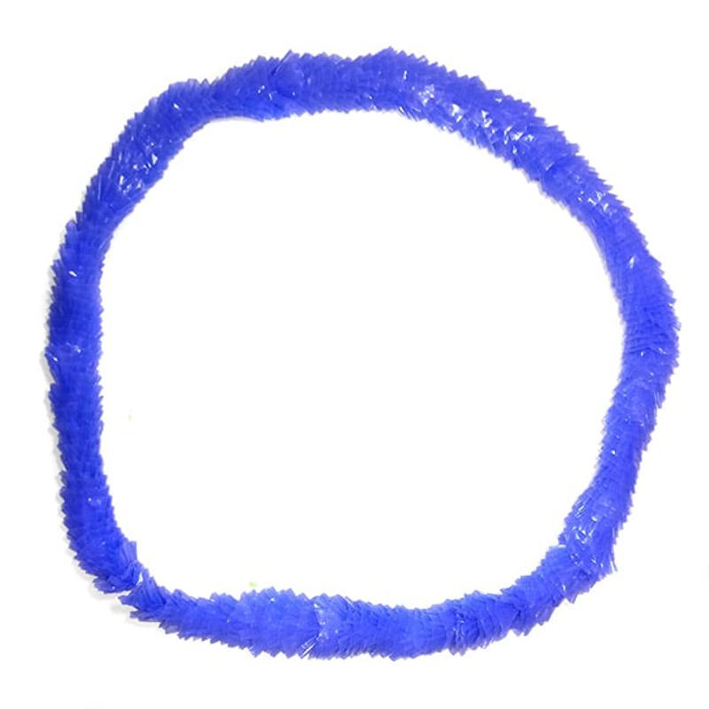 GENERICO - COLLAR HAWAI PLASTICO AZUL X12 UNI