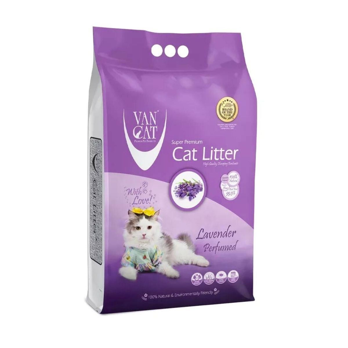 GENERICO - Vancat Arena Sanitaria Para Gatos 10kg Lavanda