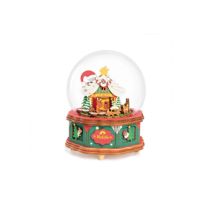 GENERICO - Caja musical Navidad Christmas Town Robotime