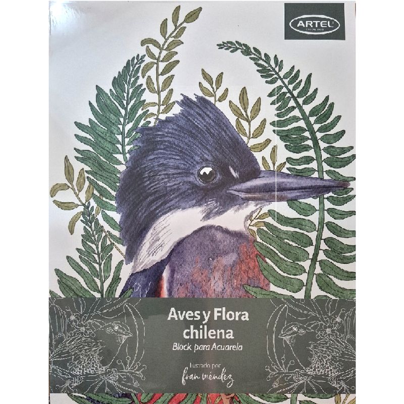 ARTEL - Block para acuarela Aves y fauna chilena