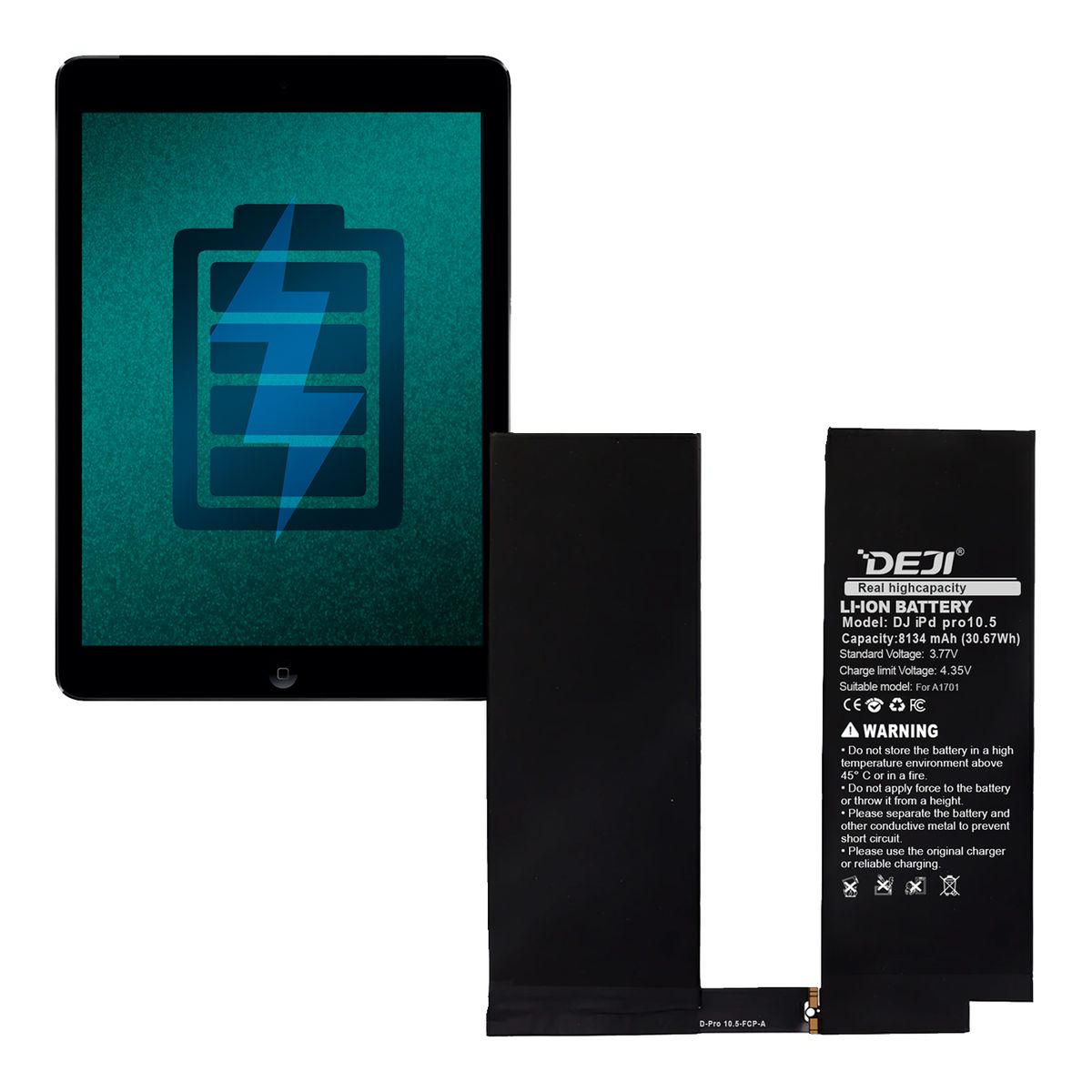 GENERICO - Bateria Compatible con iPad Pro 10.5 DEJI Capacidad 8134mAh