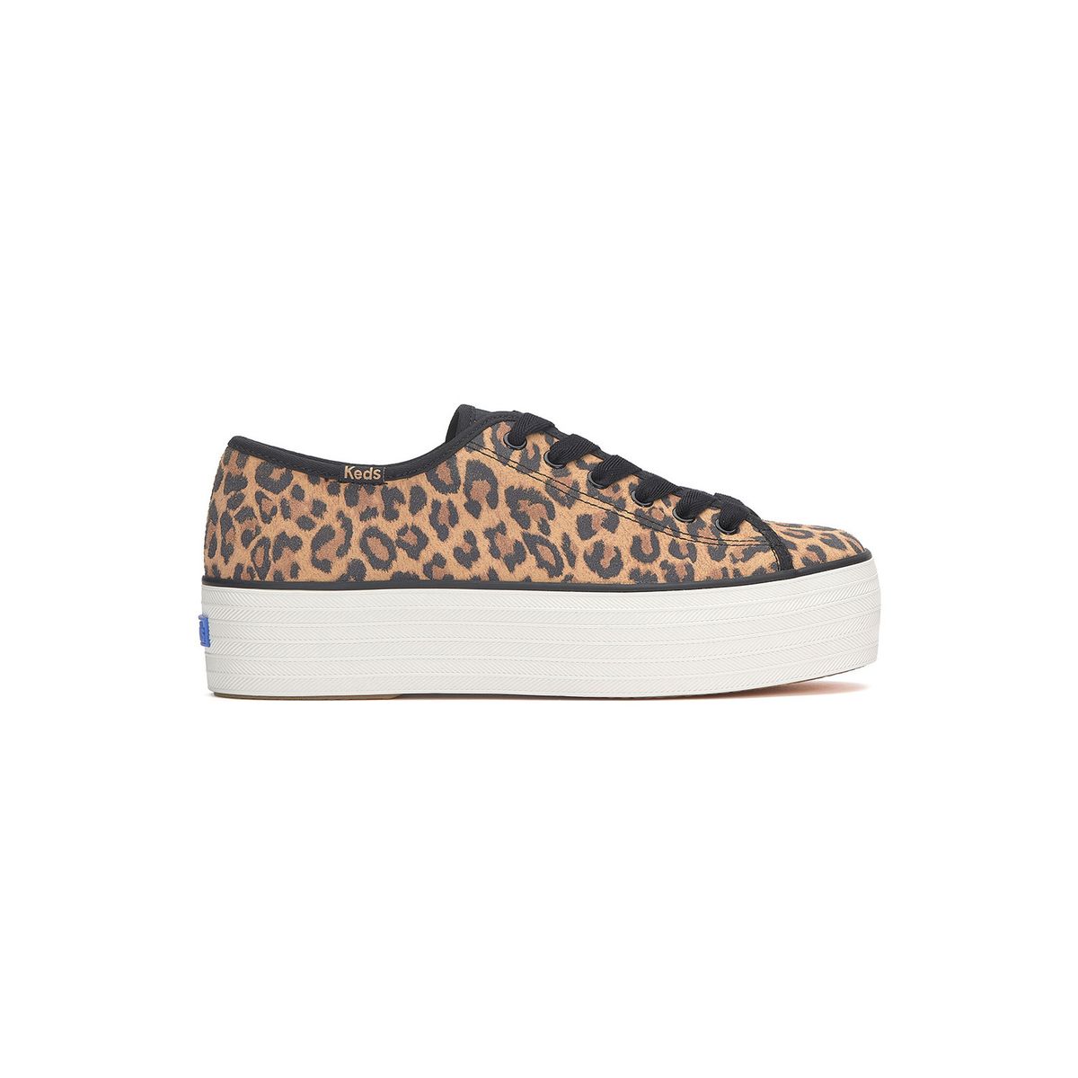 KEDS - Zapatilla Gamuza Mujer Triple Up Animal Print KEDS