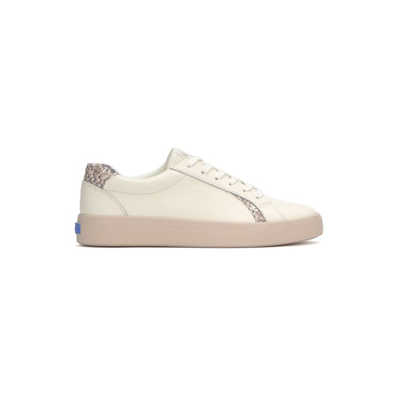 KEDS - Zapatilla Cuero Mujer Pursuit Crema KEDS