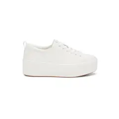 KEDS - Zapatilla Cuero Mujer Skyler Blanco