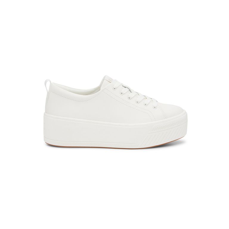 Zapatilla Cuero Mujer Skyler Blanco