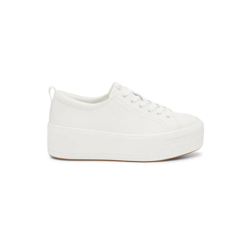 KEDS - Zapatilla Cuero Mujer Skyler Blanco KEDS