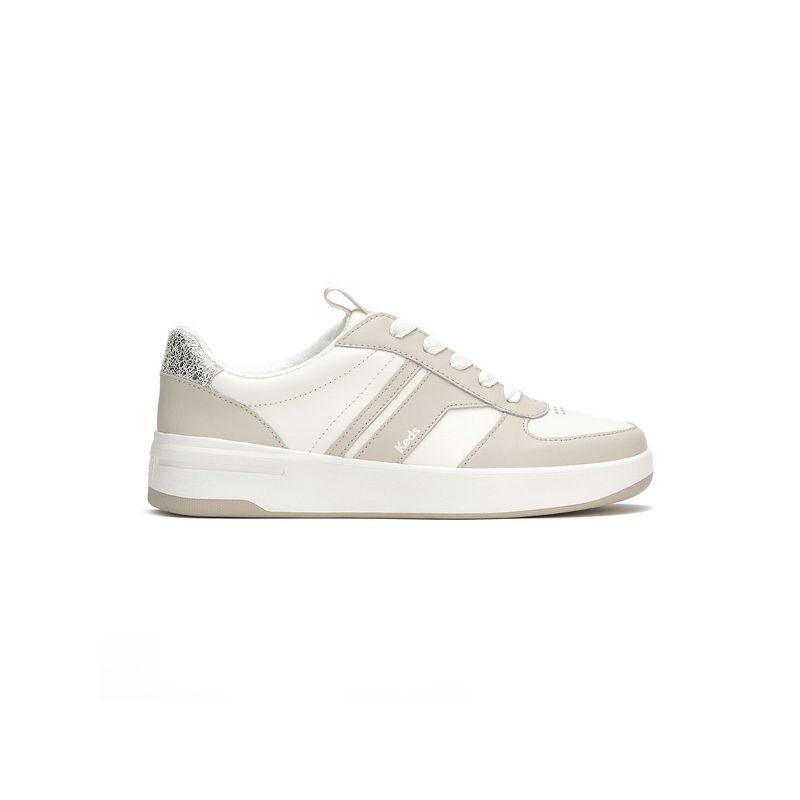 KEDS - Zapatilla Cuero Mujer Court Beige KEDS