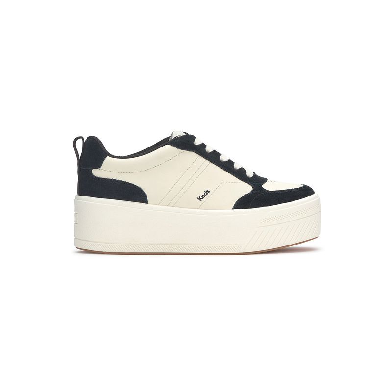KEDS - Zapatilla Cuero Mujer Skyler II Crudo KEDS