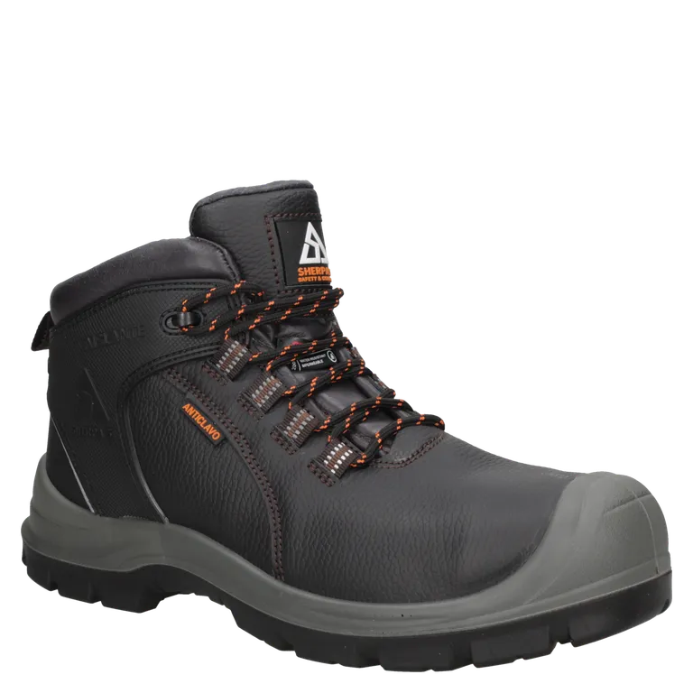 Zapato De Seguridad Hombre Negro Sherpa's Water Resistant