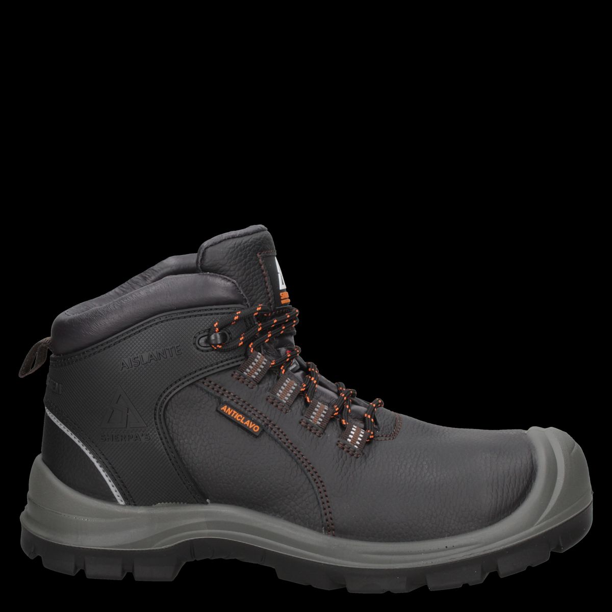 SHERPAS - Zapato De Seguridad Hombre Negro Sherpa's Water Resistant