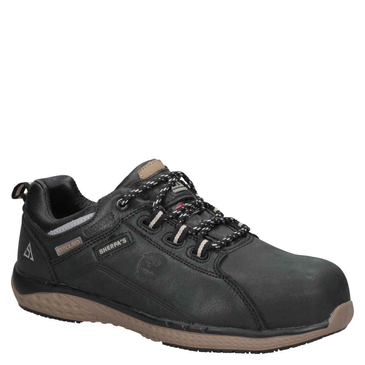 SHERPAS - Zapato De Seguridad Hombre Negro Sherpa's Waterproof