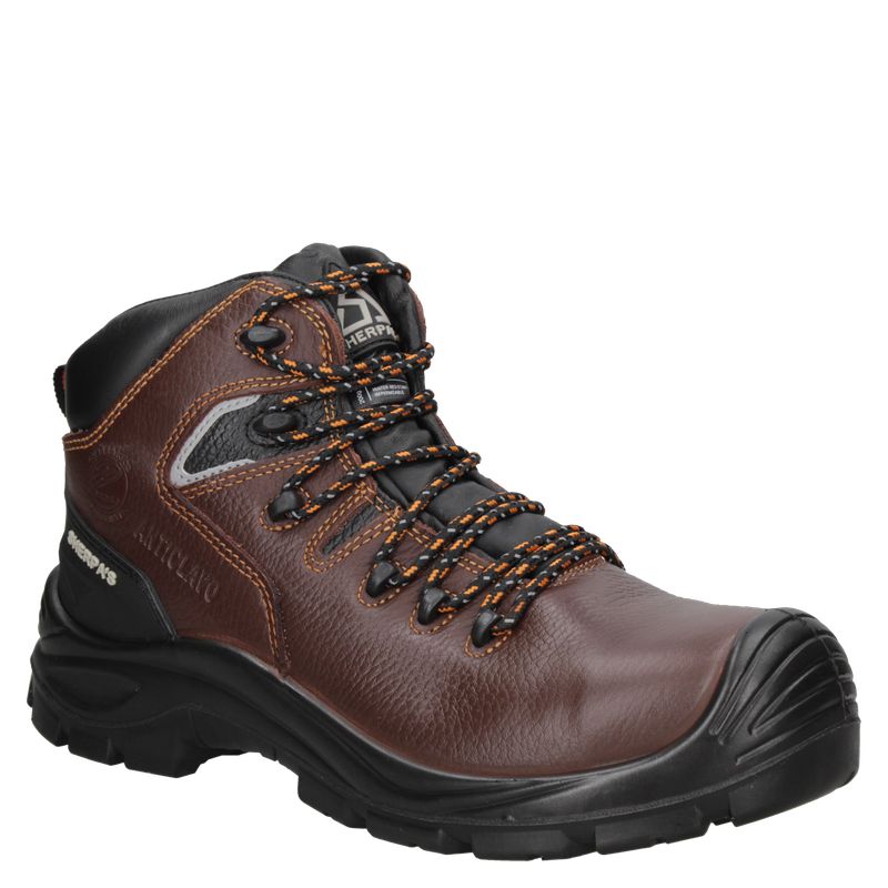 SHERPAS - Zapato De Seguridad Hombre Marrón Sherpa's Water Resistant 