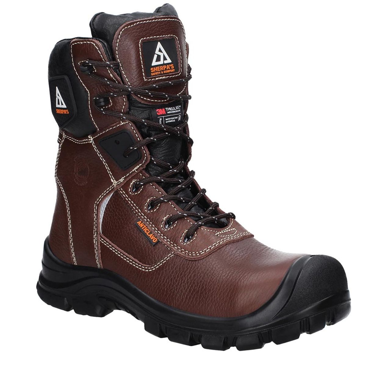 SHERPAS - Zapato De Seguridad Hombre Marrón Sherpas Water Resistant