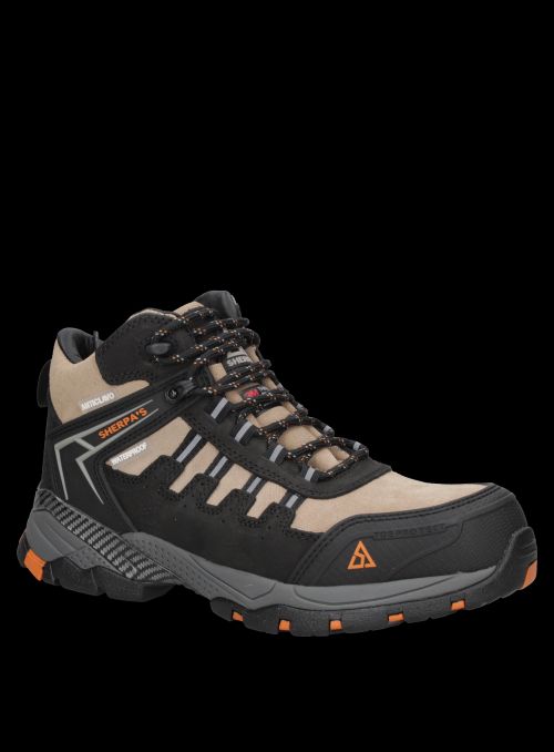 Zapato De Seguridad Hombre Beige Sherpa's Waterproof.