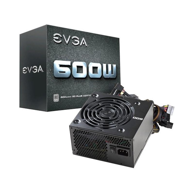 EVGA - Fuente de Poder EVGA 600 W1 80+ WHITE 600W