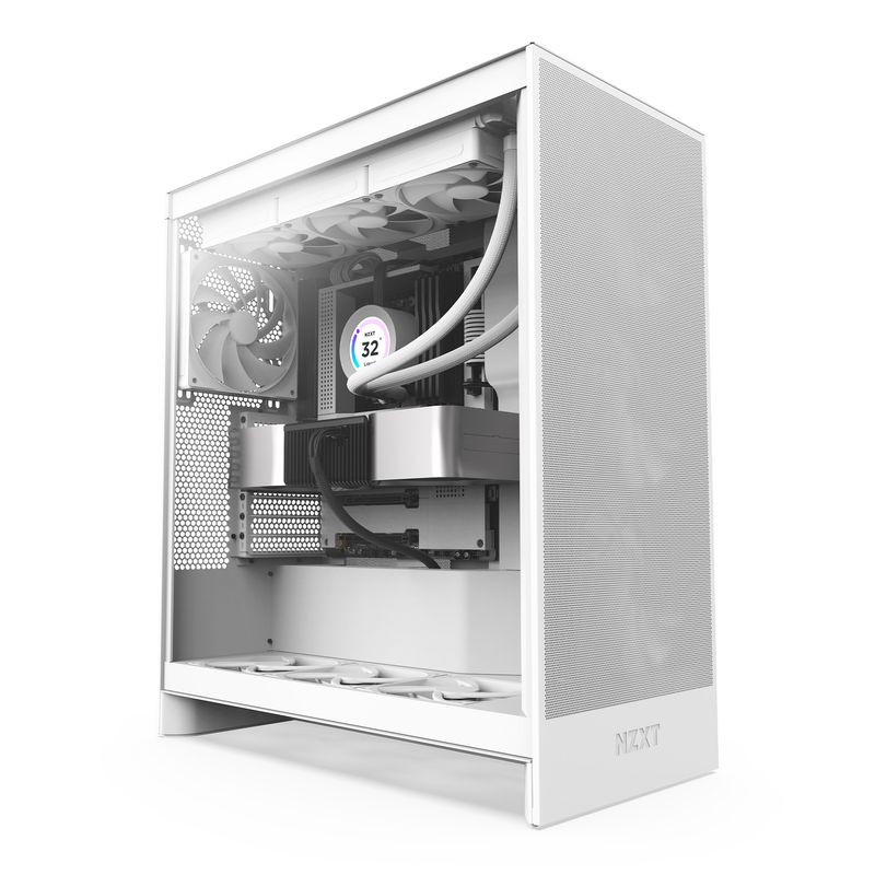 GENERICO - Gabinete NZXT H7 Flow (2024) Mid-Tower Case Blanco