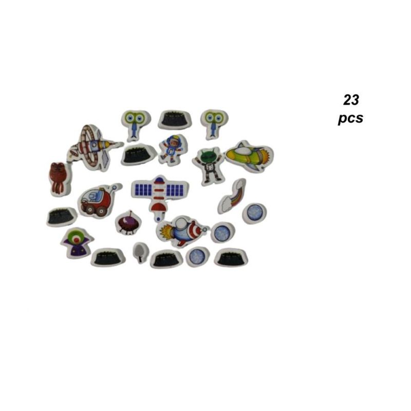 GENERICO - STICKERS GOMA EVA 23 PCS