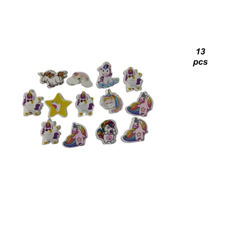 GENERICO - STICKERS GOMA EVA 13 PCS