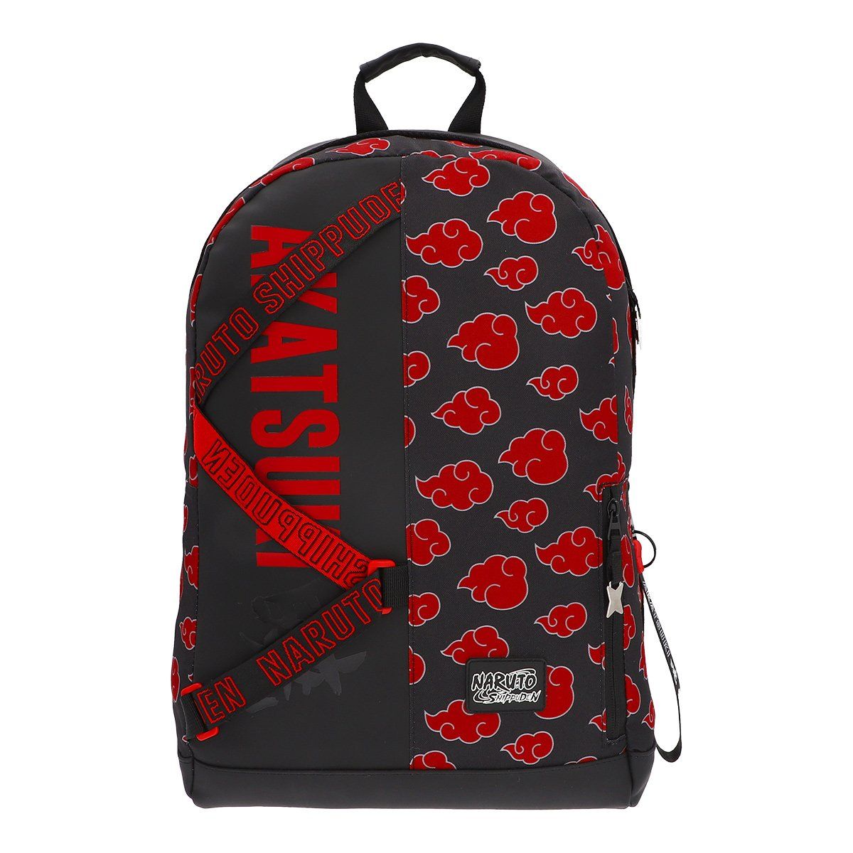 YADATEX - Mochila Naruto Itachi Colegio Escolar Reforzada Negra Niños