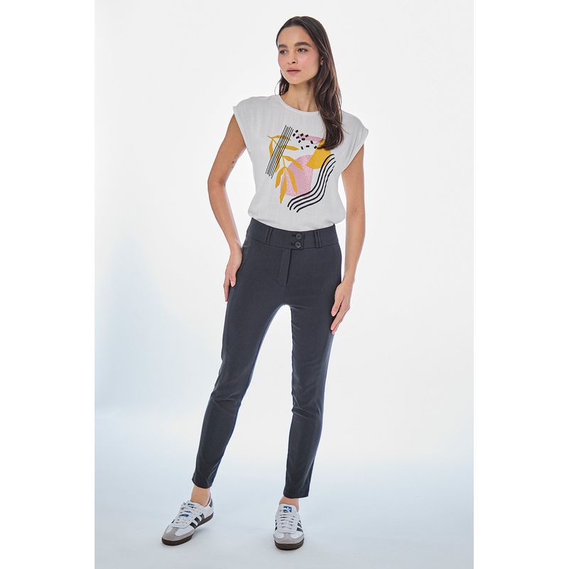 IO - Pantalon Negro Mujer Io