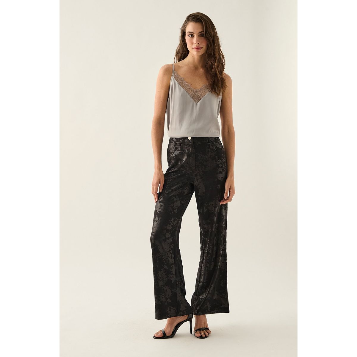 ASH - Pantalon Gris Marengo Mujer Ash