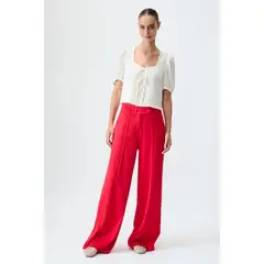 IO - Pantalon Rojo Mujer