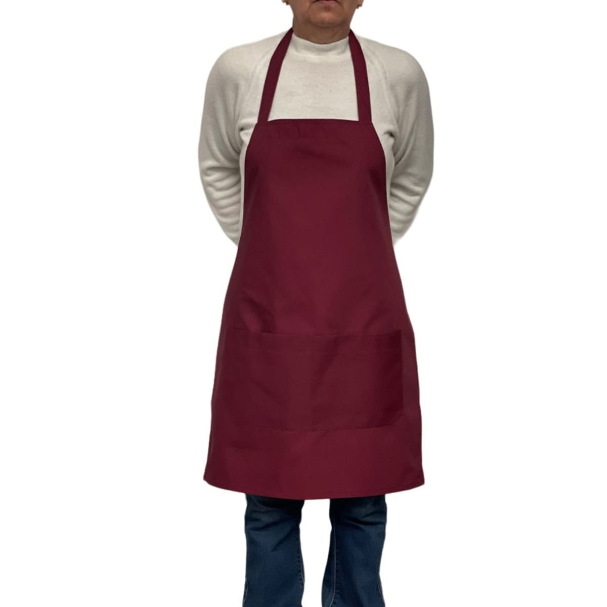 90 GRADOS - Pechera Delantal Chef Poplin Confeccion Nacional Usos Varios