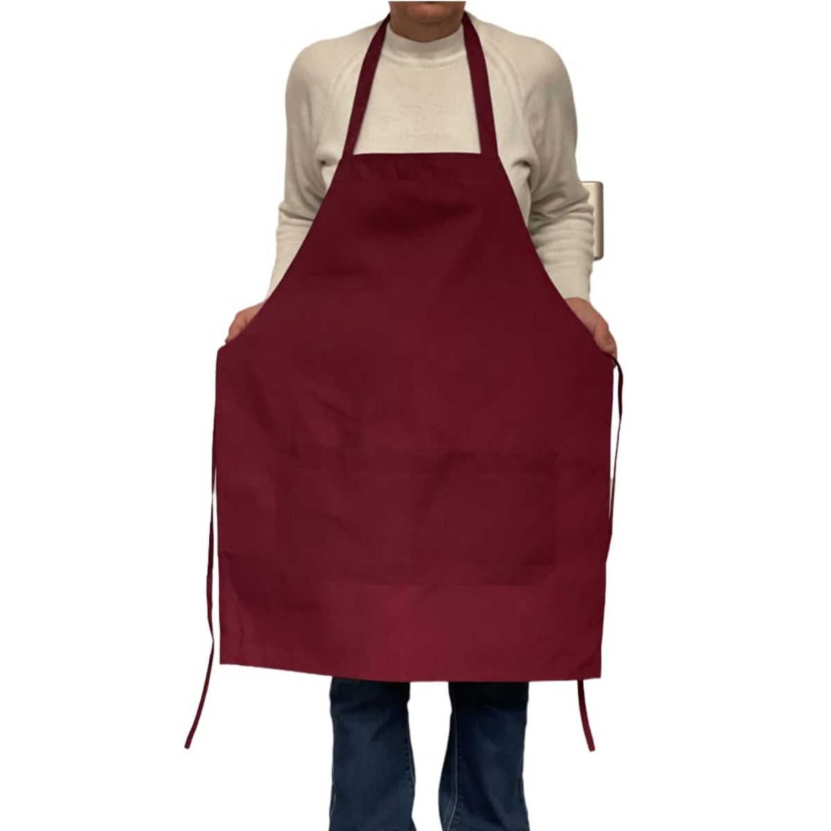 90 GRADOS - Pechera Delantal Chef Poplin Confeccion Nacional Usos Varios