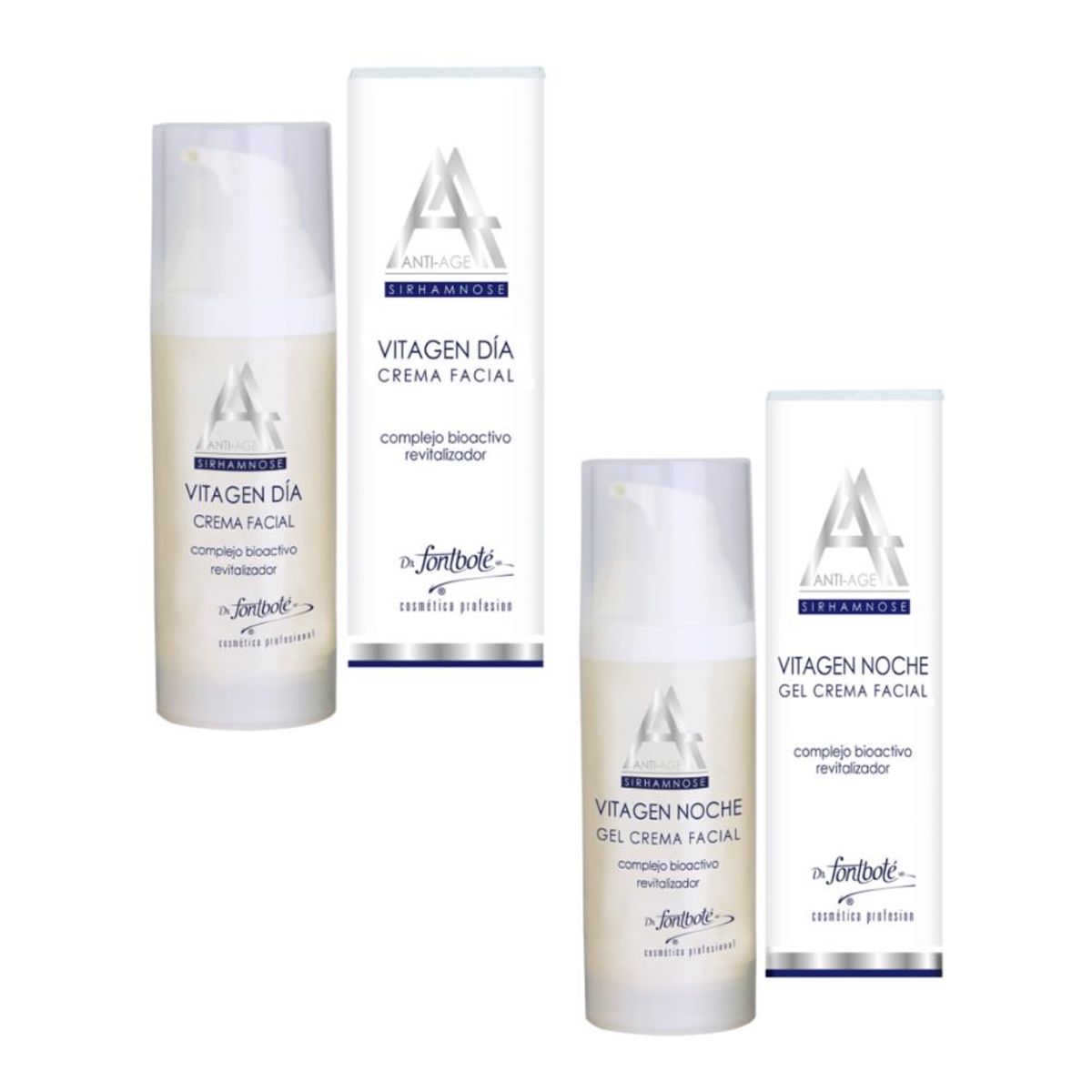 DR FONTBOTE - Crema Facial Dia Noche Vitagen kit 50 g cu Dr Fontbote